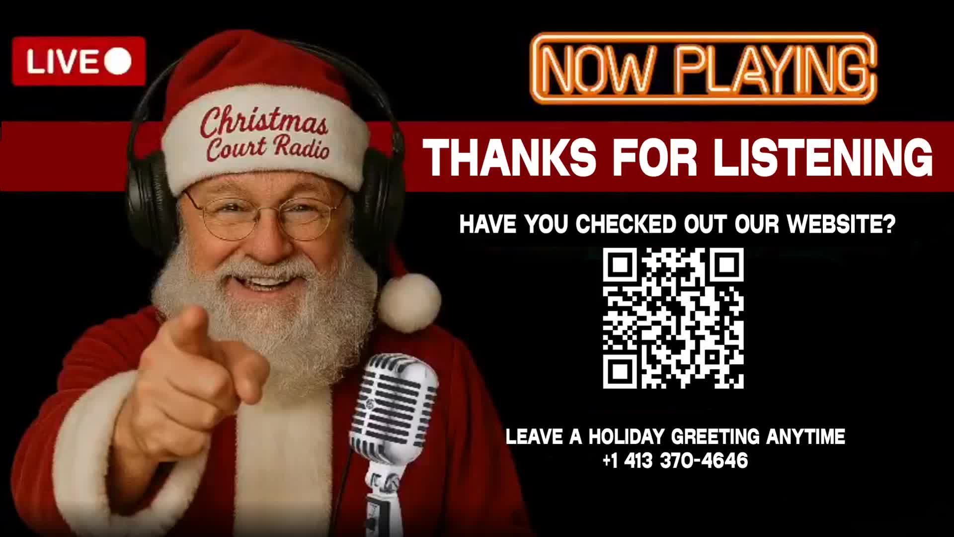 Live stream logo or thumbnail